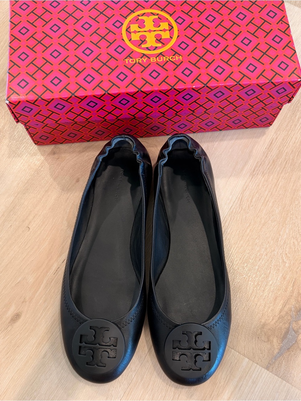 New Tory Burch Minnie Travel Ballet Flats - Picture 7 of 11